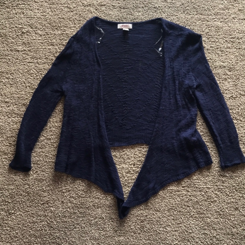 Navy sweater